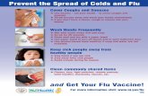 Prevent the Spread of Colds and Flu - New JerseyCover Coughs and Sneezes vUse tissues – not your hands – to cover coughs and sneezes vThrow tissues away and wash your hands immediately