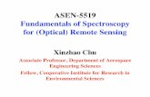 ASEN-5519 Fundamentals of Spectroscopy for (Optical) Remote Sensingsuperlidar.colorado.edu/.../Spectroscopy2007/Lecture01.pdf · 2007-09-07 · ASEN-5519 Fundamentals of Spectroscopy