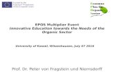 EPOS Multiplier Event Innovative Education towards the ...epos-project.net › wp-content › uploads › 2015 › 04 › Germany_ME_Presentation.pdfEPOS Multiplier Event Innovative