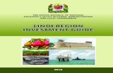 THE UNITED REPUBLIC OF TANZANIA - ESRF · LINDI REGION INVESTMENT GUIDE | i THE UNITED REPUBLIC OF TANZANIA PRESIDENT’S OFFICE REGIONAL ADMINISTRATION AND LOCAL GOVERNMENT LINDI