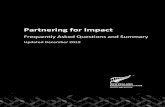 Partnering for Impact · Partnering for Impact seeks to achieve development outcomes in the areas of highest need where New Zealand funding and influence can have the greatest impact.
