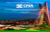 CPSA BRASIL 2015 Program · Muito obrigado! All CPSA sponsors share the passion and commitment for both innovative technologies and the acceleration of product development. Enjoy