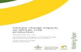 Climate change impacts on African crop production Working ... · Working Paper no. 119. CGIAR Research Program on Climate Change, Agriculture and Food Security (CCAFS). Copenhagen,