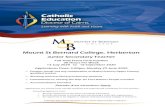 Mount St Bernard College, Herberton€¦ · CV/Resume Supporting Documentation. Submit . To: Mr Ian Margetts The Principal Ph: (07) 4096 1444 Email: imargetts@cns.catholic.edu.au.
