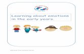 Learning about emotions in the early years. · Circle time – tell me one thing that can make you happy, swap seats if …. Eating ice cream makes you happy, hugging mum makes you