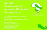 Corridor Development to enhance Hinterland Connectivity › ... › CliveSmith_ACMA-WBCG-Hinterland... · Outline of presentation • African Trade Challenges • Role of CMI’s