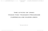 THE STATE OF OHIO TRAIN-THE-TRAINER PROGRAM …codes.ohio.gov/pdf/oh/admin/2020/3701-18-21_ph_ff_a_app1_20170504_1337.pdfthe state of ohio train-the-trainer program curriculum guidelines
