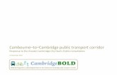 Response to the Greater Cambridge City Deal’s Public Consultaoncambridgebold.org/wp-content/uploads/2015/11/Formal... · 2017-10-01 · We started by thinking about three ‘hubs’.