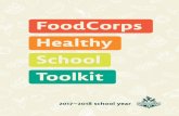 FoodCorps Healthy School Toolkit · 2018-01-03 · > Revisit this guide as needed, and review at the end of the year to ensure it is useful for future FoodCorps members and team leaders.
