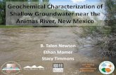 Geochemical Characterization of Shallow Groundwater near ...€¦ · Geochemical Characterization of Shallow Groundwater near the Animas River, New Mexico B. Talon Newton Ethan Mamer.