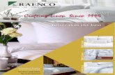 Crafting Linen Since 1996 - RaencomillsWe don’t just trade. We manufacture! Unmatched Quality. Unbelievable Price. Ba th Linen Com f ort er s Crafting Linen Since 1996 Bed Linen