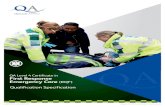 QA Level 4 Certificate in First Response Emergency Care · QA employs a risk based model to decide the frequency of external quality assurance activity. Further details of the Qualsafe
