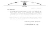 NOTICE For 08/04/2013 - Chhattisgarh High Courthighcourt.cg.gov.in/causelists/080413.pdf · yogesh kumar chandra,amit tiwari,alok tiwari / ag [ for appearence of respondents before