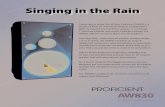 Singing in the Rain - Amazon S3€¦ · Singing in the Rain 877.888.9004 • proficientaudio.com. PAS00059 AW830 Features 5919 Sea Otter Place, Suiet 100 • Carlsbad, California