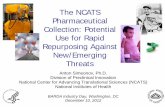The NCATS Pharmaceutical Collection: Potential … › media › 14727 › 30_simeon...BARDA Industry Day, Washington, DC December 10, 2012 The NCATS Pharmaceutical Collection: Potential