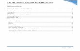 TALEO Faculty Request for Offer Guide - University …...Once the offer is accepted, the status will change to Accepted Click on Offer Letter to view TALEO Faculty Request for Offer