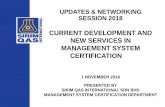 CURRENT DEVELOPMENT AND NEW SERVICES IN MANAGEMENT … · OUR SERVICES Forest Management Certification ... ISO 50001 : 2018 Energy Management Systems ISO 20000-1 : 2018 IT Service