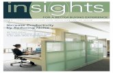 Increase Productivity by Reducing Noise - 317-845-1950 › ... › increase_productivity_by_reducing… · INSIGHTS | ISSUE 2. CARPETING Carpet serves to absorb sound, reduce footfalls