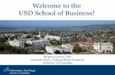 Welcome to the USD School of Business!home.sandiego.edu/~sconroy/Presentations/Conroy_Visitor_Day.pdf · Welcome to the USD School of Business! Stephen Conroy, PhD Associate Dean,