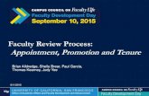 Faculty Review Process: Appointment, Promotion and Tenureacademicaffairs.ucsf.edu/ccfl/media/Events/fdd2015... · Faculty Review Process: Appointment, Promotion and Tenure 9/11/2015