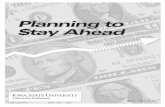 Planning to $tay Ahead - Iowa State University · Where does the money go worksheet summary 1. Write in the amounts you spend monthly. 2. Is there enough money to go around? Your
