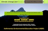 Presentation by: ARJUN KUMAR LIMBU › wcmsp5 › groups › public › ---asia › ...Presentation by: ARJUN KUMAR LIMBU E-mail: arjunlimbu@hotmail.com Sustainable Tourism Network