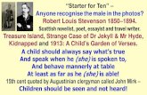 Anyonerecognisethemaleinthephotos? Robert Louis Stevenson ...hillview.cc/wp-content/uploads/2017/10/20171008... · “Starter for Ten” – Anyonerecognisethemaleinthephotos? Robert