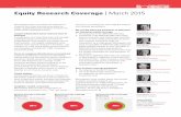 Morningstar Equities Research | March 2015 Equity Research … · 2019-10-14 · Equity Research Coverage | March 2015 Morningstar’s focus on putting the interests of investors