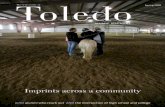 ALUMNI MAGAZINE - University of Toledo · ALUMNI MAGAZINE Imprints across a community ... Tramp’s a Tennessee walking horse; the spiritedness is part of the package. But Chad didn’t