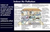 Indoor Air Pollution - Mercer Island School District Indoor Air Pollution . Indoor air pollution can