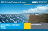 DOE Technical Assistance Program - Energy.gov€¦ · DOE’s Technical Assistance Program (TAP) supports the Energy Efficiency and Conservation Block Grant Program (EECBG) ... •