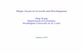 Ping Wang Department of Economics Washington University in ... · 3. Equilibrium! Strategic complementarity and equilibrium threshold: the mutual positive dependence between ν and