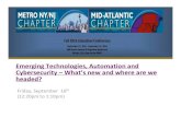 Technologies, Automation and where are we Emerging Technologies, Automation and ... Multitenancy Virtualization