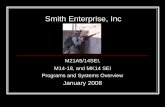 Smith Enterprise, Inc · Program Rationale n96,000 Condition Code “A” M14s in inventory. nWill realize significant taxpayer savings over foreign or AR-based (i.e. XM110) designs.