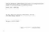 2014 IEEE 64th Electronic ; 3 - GBV › dms › tib-ub-hannover › 799220450.pdf · 2014IEEE64thElectronicComponents andTechnologyConference (ECTC2014) LakeBuenaVista,Florida,USA