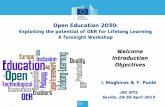 Introduction Objectivesblogs.ec.europa.eu/openeducation2030/files/2013/06/LLL_Intro.pdf · Serving society Stimulating innovation Supporting legislation Joint Research Centre The