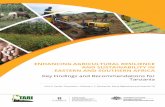 ENHANCING AGRICULTURAL RESILIENCE AND SUSTAINABILITY … › wp-content › uploads › ... · Farm-Level Food Security, Productivity and Incomes of Smallholder Farmers 1. Both on-station