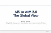 AIS to AIM2.0 The GlobalView › ESAF › Documents › meetings › 2019 › ICAO... · 2019-09-25 · AIS to AIM2.0 The GlobalView Page1 ErwinLassooij, Chief ICAO Programmes Coordination