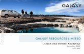 For personal use onlygalaxylithium.businesscatalyst.com/media/... · EV Uptake Driving Growth in Demand Total government target stock of 17.8m EVs by 2020 across 14 countries, supported