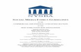 SOCIAL MEDIA ETHICS GUIDELINES Federal...social media connections between attorneys and judges. These Guidelines should be read as guiding principles rather than as “best practices.”