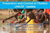 Prevention and Control of Cholera UNICEF Update › wp-content › ... · C4D / RCCE: Preparedness and response •Preparedness: • Capacity development on risk communication and