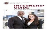 employer internship guide rev 3.4.20 - FSU Panama City › sites › g › files › upcbnu1536 › files... · An internship is a form of experiential learning that integrates knowledge