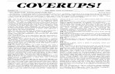 COVERUPS! - Harold Weisbergjfk.hood.edu/Collection/Weisberg Subject Index... · COVERUPS! Number 12 Gary Mack, Editor & Publisher October, 1983 "LIE DETECTOR" FOOLS JAMES EARL RAY