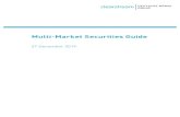 Multi-Market Securities Guide - Clearstream › resource › blob › 1314576 › 886...Multi-market Securities Guide Clearstream Banking, Luxembourg 27 December 2019 Multi-Market