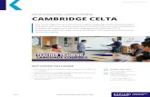 CAMBRIDGE CELTA - Kaplan International Languages 2020-02-04آ  cambridge celta i f y ou h a v e a ny