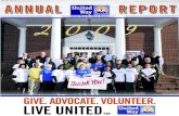 GIVE. ADVOCATE. VOLUNTEER. LIVE UNITED...GIVE. ADVOCATE. VOLUNTEER. LIVE UNITED n behalf of the Board of Directors of the United Way Tar River Region, we are pleased to present our