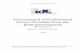 Procurement of Professional Service Provider › wp-content › uploads › 2020 › 02 › TERMS-OF... · Procurement of Professional Service Provider from the Built Environment