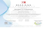 Rehmat-e-Shereen Halal Certificate › __media › libraries › halal... · 2020-05-14 · rehmat-e-shereen brand names: 1-rehmat-e-shereen 2-nimcolia head office address: p.e.c.h.s