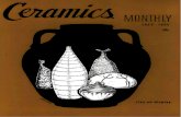 Ceramics Monthly - July 1954...pottery: Japanese raku, English sllpware, stoneware, and Oriental porcelain. Con- siderable basic information is between these covers as well. Illustrated,
