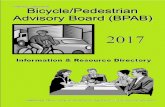Bicycle/Pedestrian Advisory Board (BPAB) Info 2018-08-08آ  6 . Bicycle/Pedestrian Advisory Board (BPAB)
